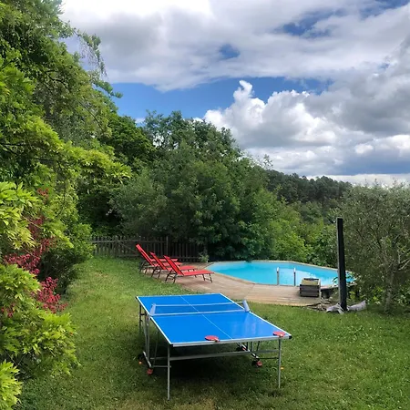 Maison De Hameau Avec Vue Imprenable Et Piscine Holiday home